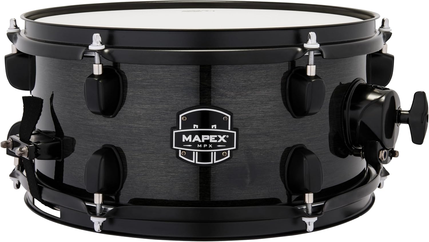 Mapex MPX Maple/Poplar Snare Drum - 6 x 13-inch - Black with Black Hardware