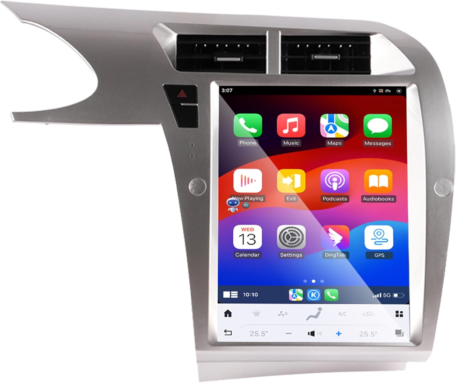 12.1-inch Android 14 Car Radio System Compatible for Audi A4L 2009 2010 2011 2012 Wireless CarPlay/Android Auto 12+256G Memory GPS Audio and Video System