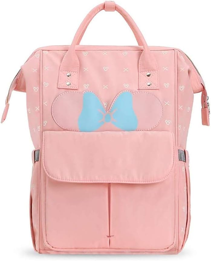 JSEIAJB Mummy bag shoulder mom backpack multifunctional large capacity go out baby(Black)