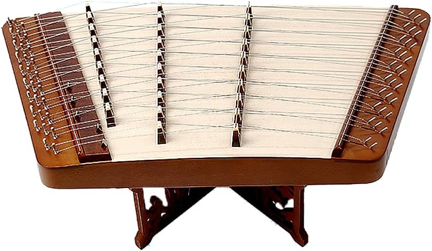 Portable Dulcimer Suitable for Beginners, Length 60CM, Band Accompaniment/Music Lovers,B