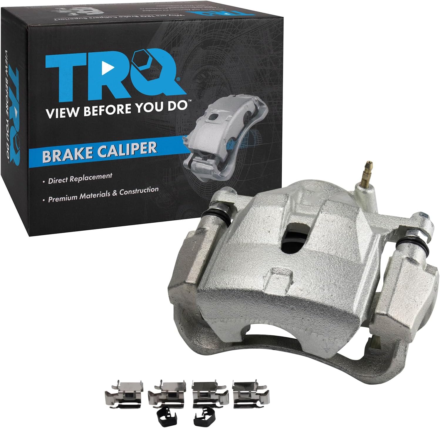 TRQ Front Left Brake Caliper w/Bracket Drivers Side Compatible with 2010-2012 Lexus HS250h 2008-2015 Scion xB 2012-2017 Toyota Prius V 2011-2018 RAV4
