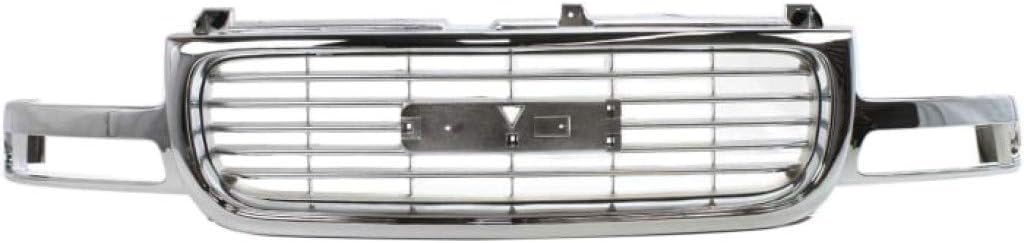For GMC Yukon Grille Assembly 2000-2006 | Chrome Shell & Insert Plastic | 19130787