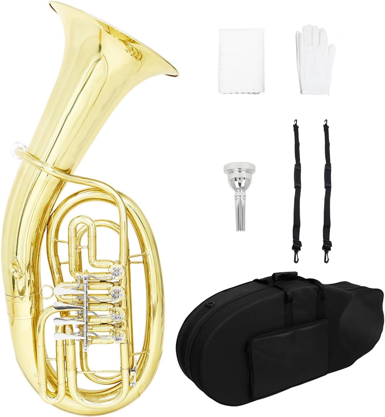 Four Key Flat Euphonium B Brass Instrument Euphonium All-brass Instrument
