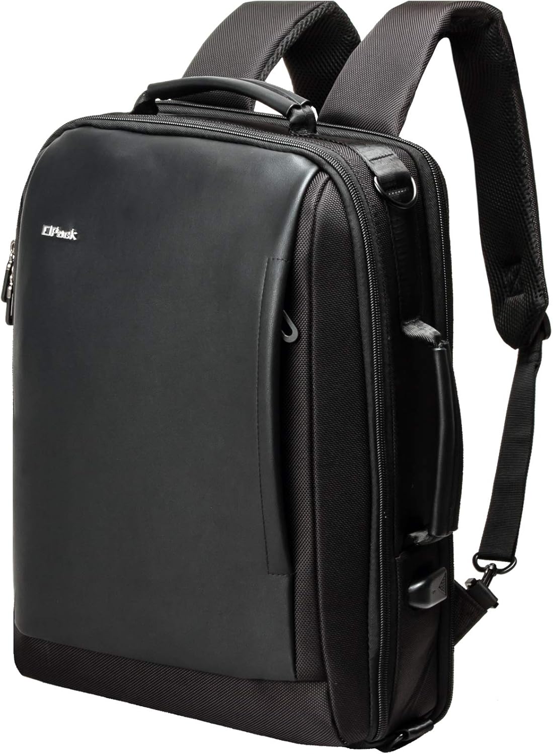 OPACK Rfid Business 15.6 inch Laptop Backpack Convertible Increase Compartment Anti-Theft Laptop Rucksack USB Charging and Water Resistant College Multi-Functional Travel