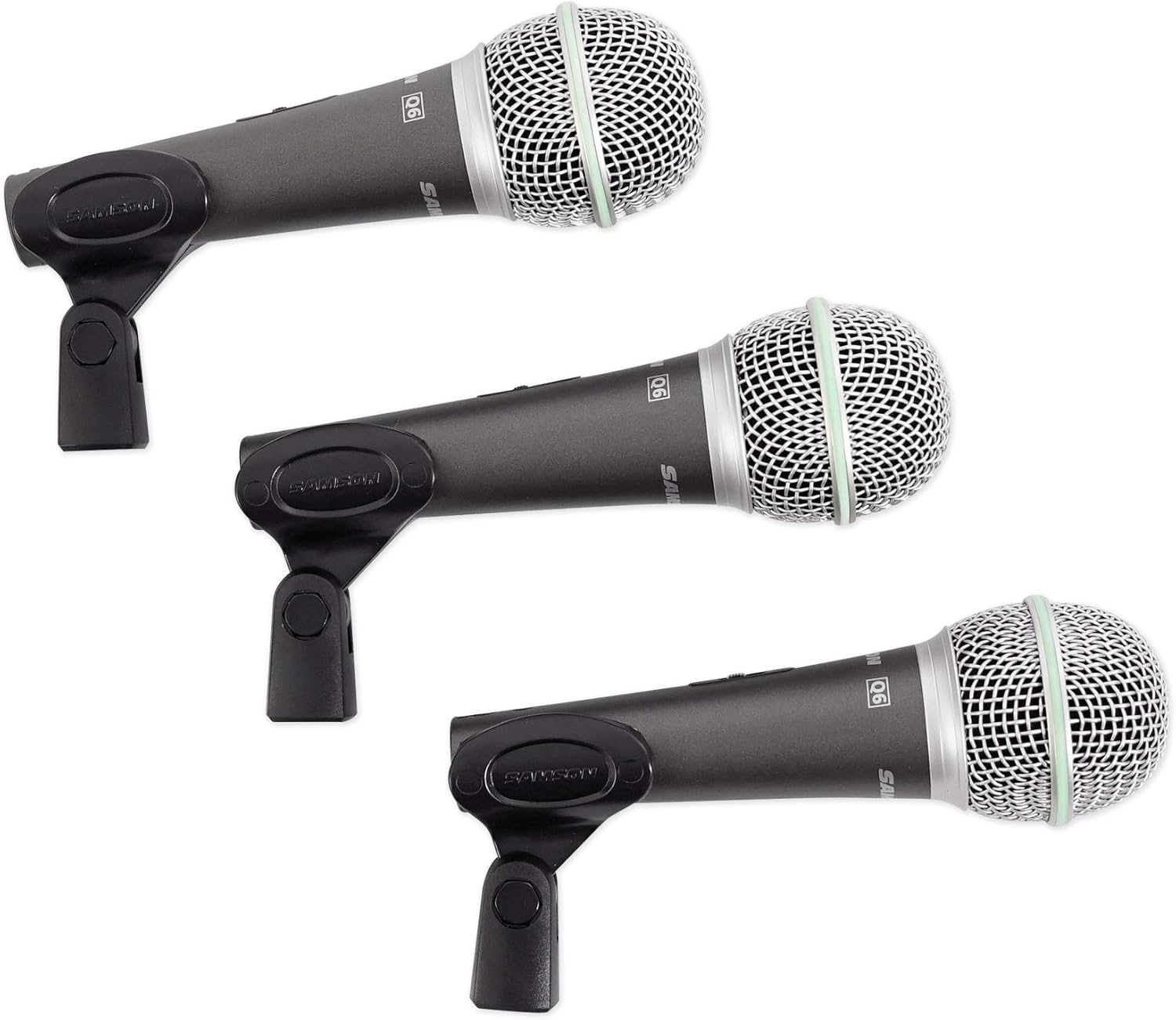 SAMSON Q6 Dynamic Microphone (3-Pack)
