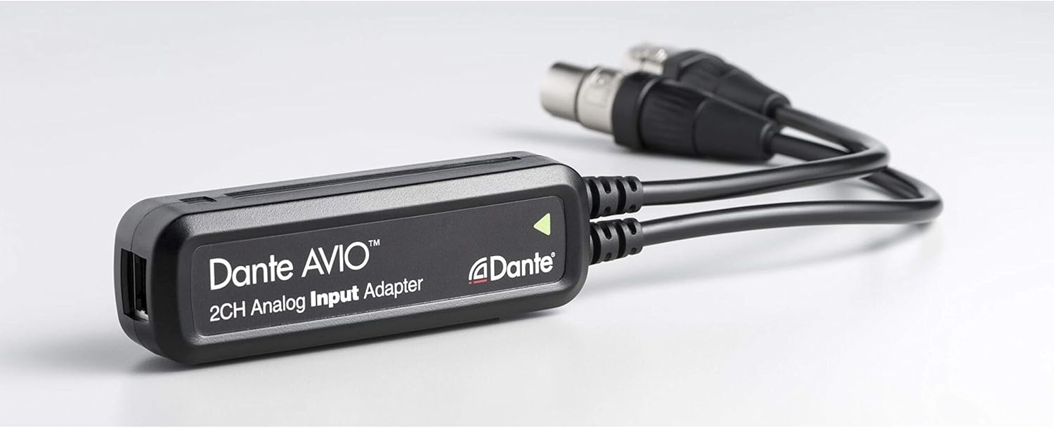 Audinate Dante AVIO 2-Channel Analog Input Adapter