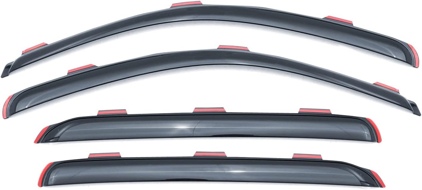 Lund 184712 Ventvisor Elite Side Window Defectors, 4-Piece Set for 2016-2018 Chevrolet Cruze (Sedan & Hatchback)