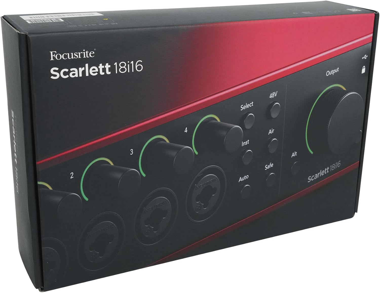 Audiosavings Bundle: Focusrite SCARLETT 18I16 4G 4th Gen 24-bit 192 kHz Audio Recording Interface Bundle with Rockville RCM SR Studio/Recording Condenser Microphone Mic w/Samsung Capacitors (2 Items)