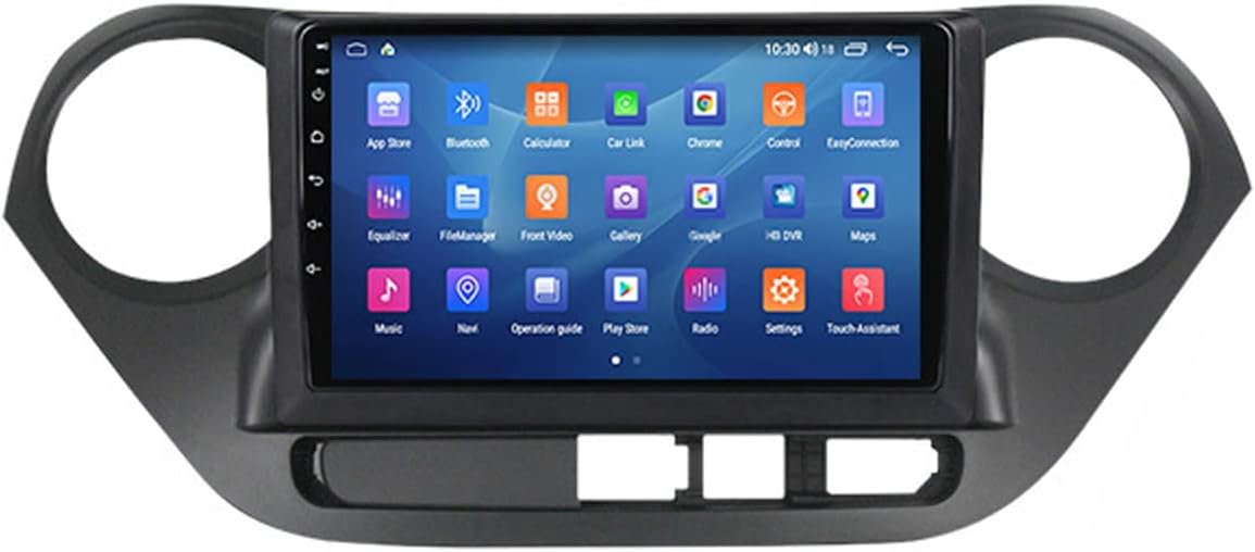 Double Din Car Stereo Audio Receiver Compatible with Carplay and Android Auto, 9 Inch Touchscreen Car Radio for Hyundai I10 2013-2016 with Backup Camera/GPS/Mirror Link/SWC/FM