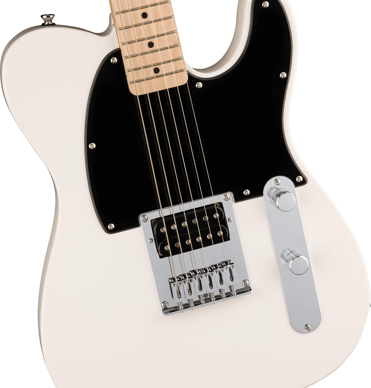 Squire Sonic Esquire Electric Guitar, Arctic White, Maple Fingerboard