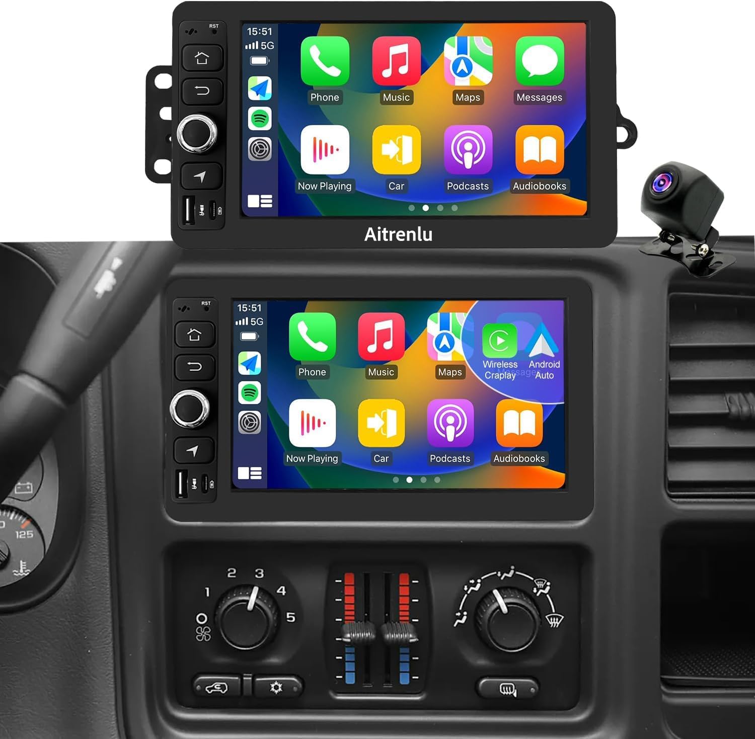Android Radio for Chevrolet Chevy Silverado 2003 2004 2005 2006, Hummer H2 2003-2007, Tahoe GMC Sierra Yukon 2003-2006, 7