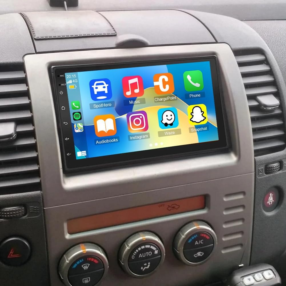 2G+64G Car Radio for Nissan Pathfinder 2005-2010 with Wireless Carplay Android Auto,7 in HD Touchscreen Android 15 Car Radio Stereo with Backup Camera Bluetooth AM/FM/RDS Wi-Fi GPS