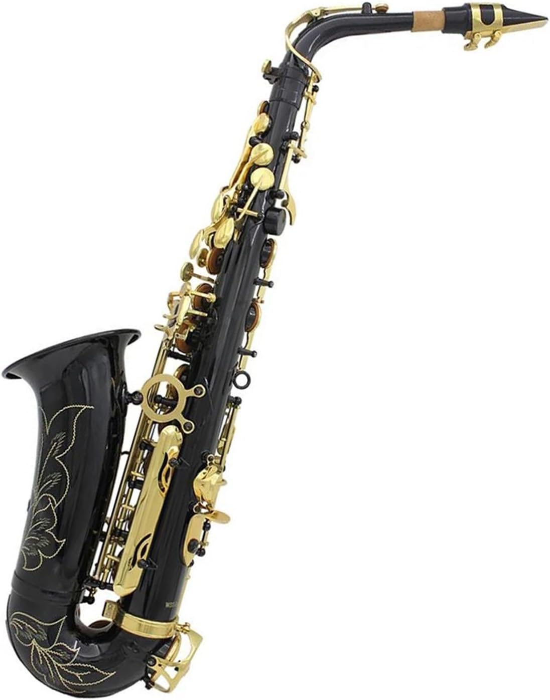 Brass Engraved Eb Alto Saxophone Buttons Wind Instrument With Case Stock With Sax Accessories