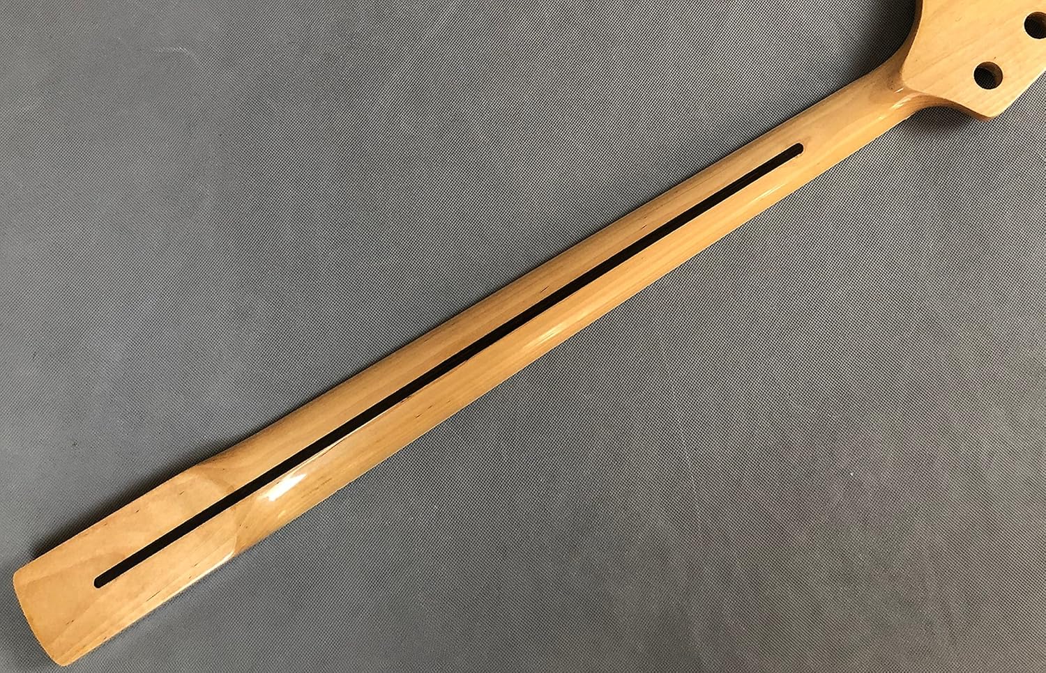 4 String Electric guitar bass neck 20fret 34inch Maple Fingerboard block inlay Gloss DIY