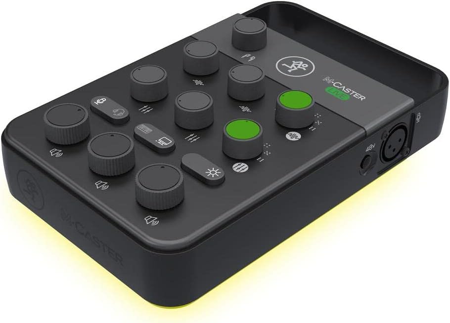 Mackie M-Caster Live Portable Live Streaming Mixer & Recording Interface - Black