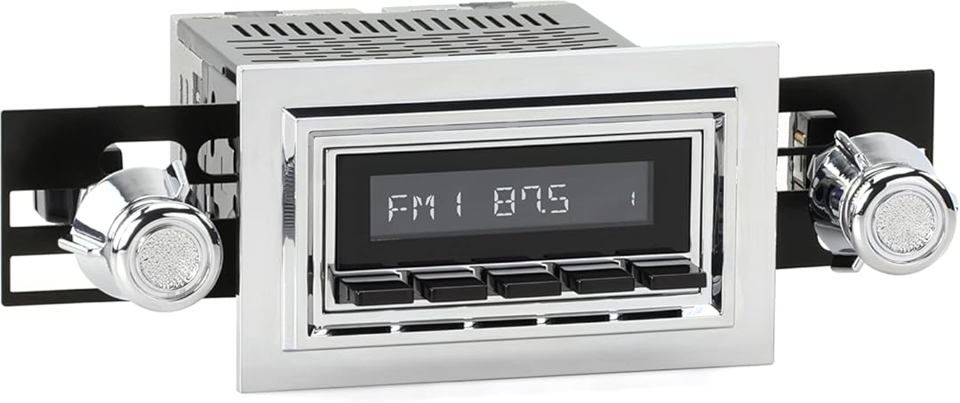 RetroRadio Compatible with 1978-83 Mercury Zephyr Features Include Bluetooth, USB, AM/FM HCB-M2-121-05P-75PMC2