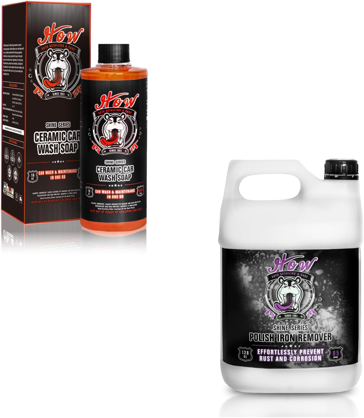 H.O.W AUTO DETAILING & CARE H.O.W Ceramic Car Shampoo & Iron Remover
