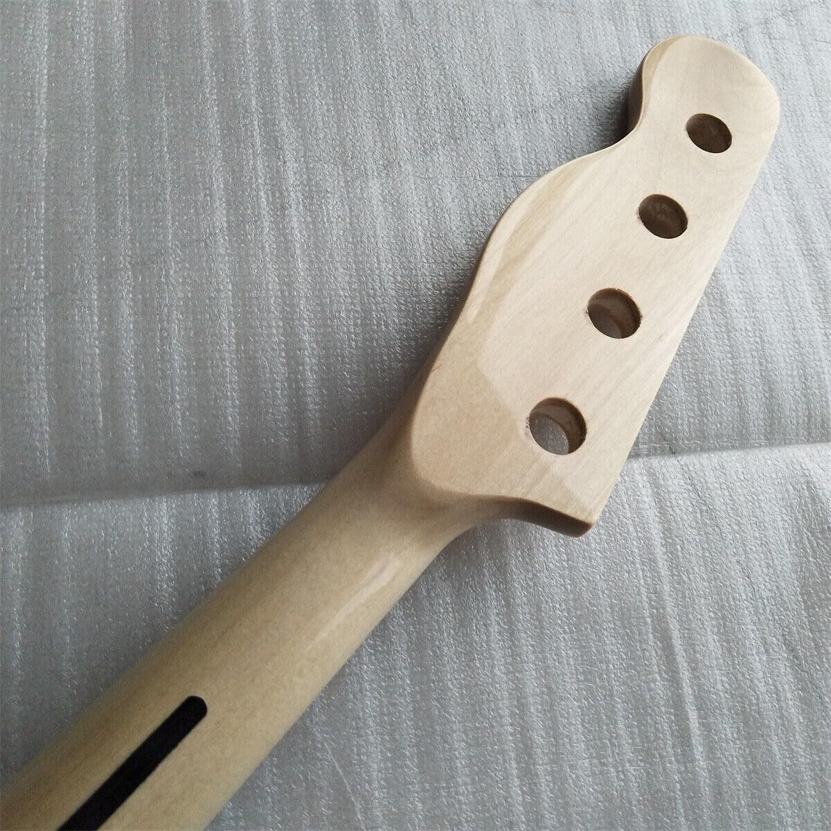 Fretless Jazz BASS Guitar Neck 20 Fret Maple Fingerboard 4 String Gloss