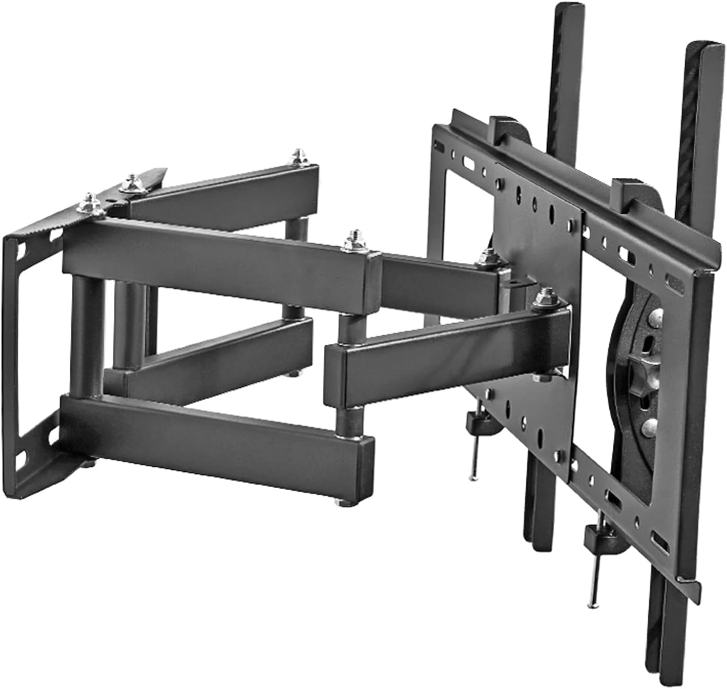 Modern Corner TV Stand Universal Six-Arm Wall Mounted TV Bracket Full Motion Swivel Extension Tilt TV Mount, Fits for Most 40