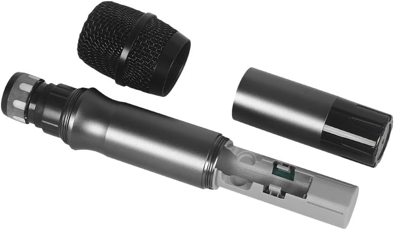 Wireless Microphone System 8 Channel Microphones UHF 8 Handheld Mic Karaoke DJ 8 Whole Metal Mic Karaoke System School Church Speaking Conference Wedding Party