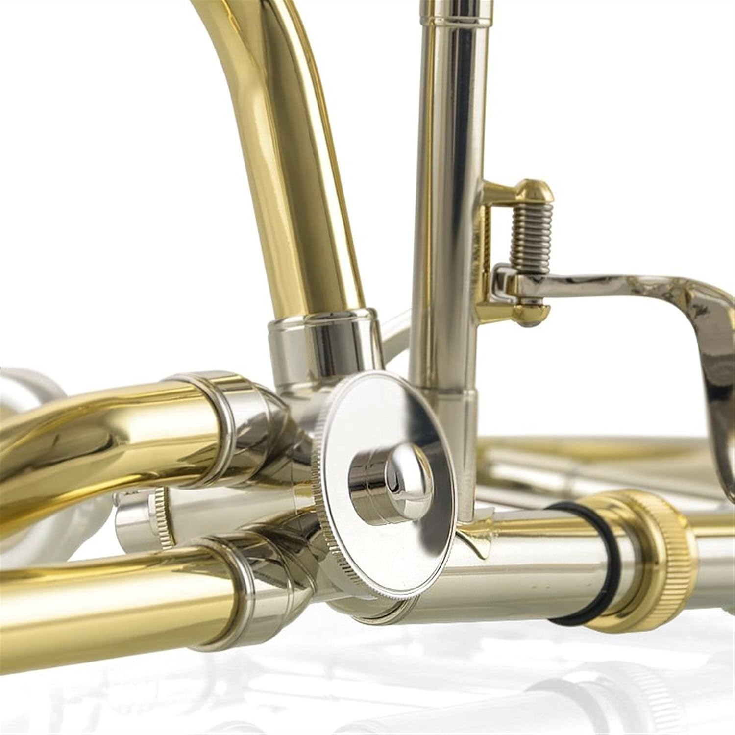Student Trombone Tune Trombone B-F and Lacquered Gold-Plated Nickel-Plated Copper-Nickel Telescopic Tube Trombone Kit