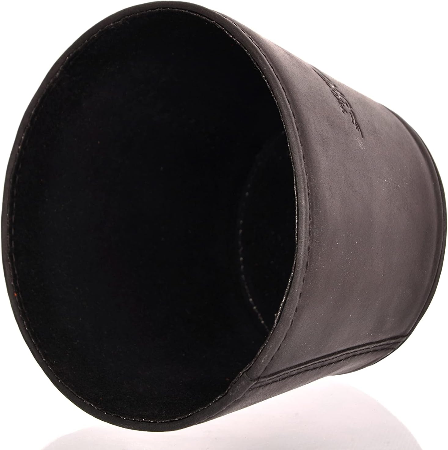 Trumpet magnetic mute, lightweight leather mute for jazz and classical trumpeters MG Leather Work (Trumpet, Black)