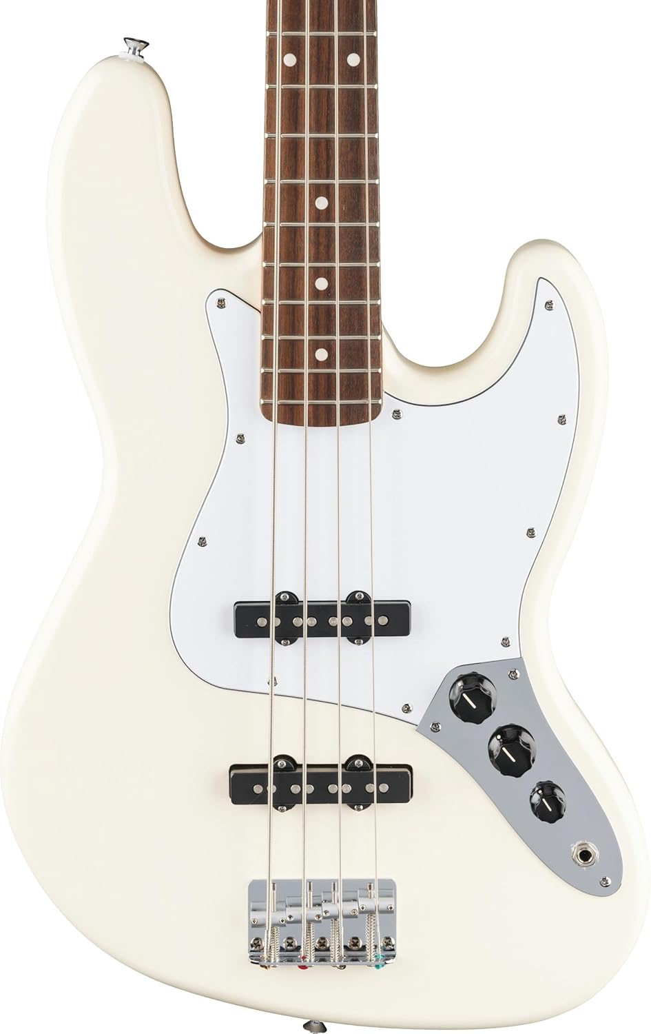 Fender Standard Jazz Bass - Olympic White, Laurel Fingerboard