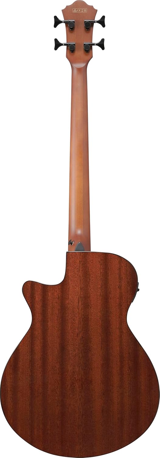 Ibanez AEGB24FE AEG Fretless Acoustic-electric Bass Guitar - Mahogany Sunburst