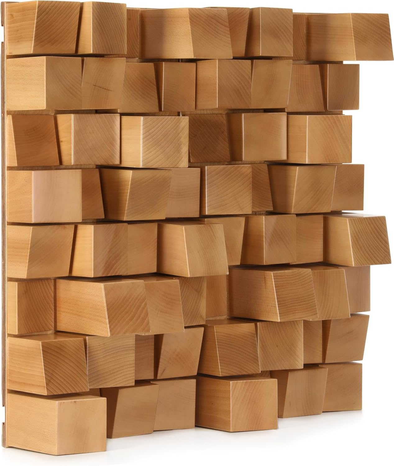 Vicoustic Multifuser Wood Sound Diffuser - Size 64, Natural Wood