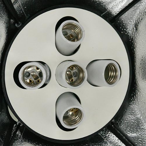 ePhoto 3 Photography Studio Continuous Lighting Kits 4500W Digital Photography Studio 3 Softbox Lighting Kit Light Set + Carrying Case H9060S3