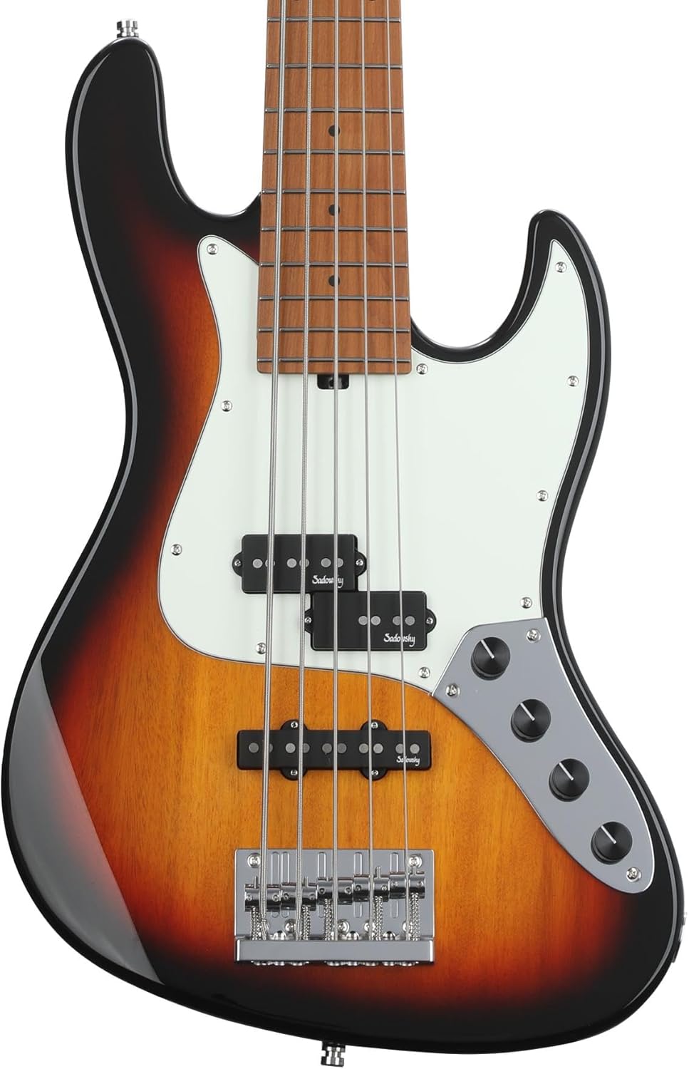 Sadowsky MetroExpress 21-fret Hybrid PJ 5-string Bass - Tobacco Sunburst Transparent