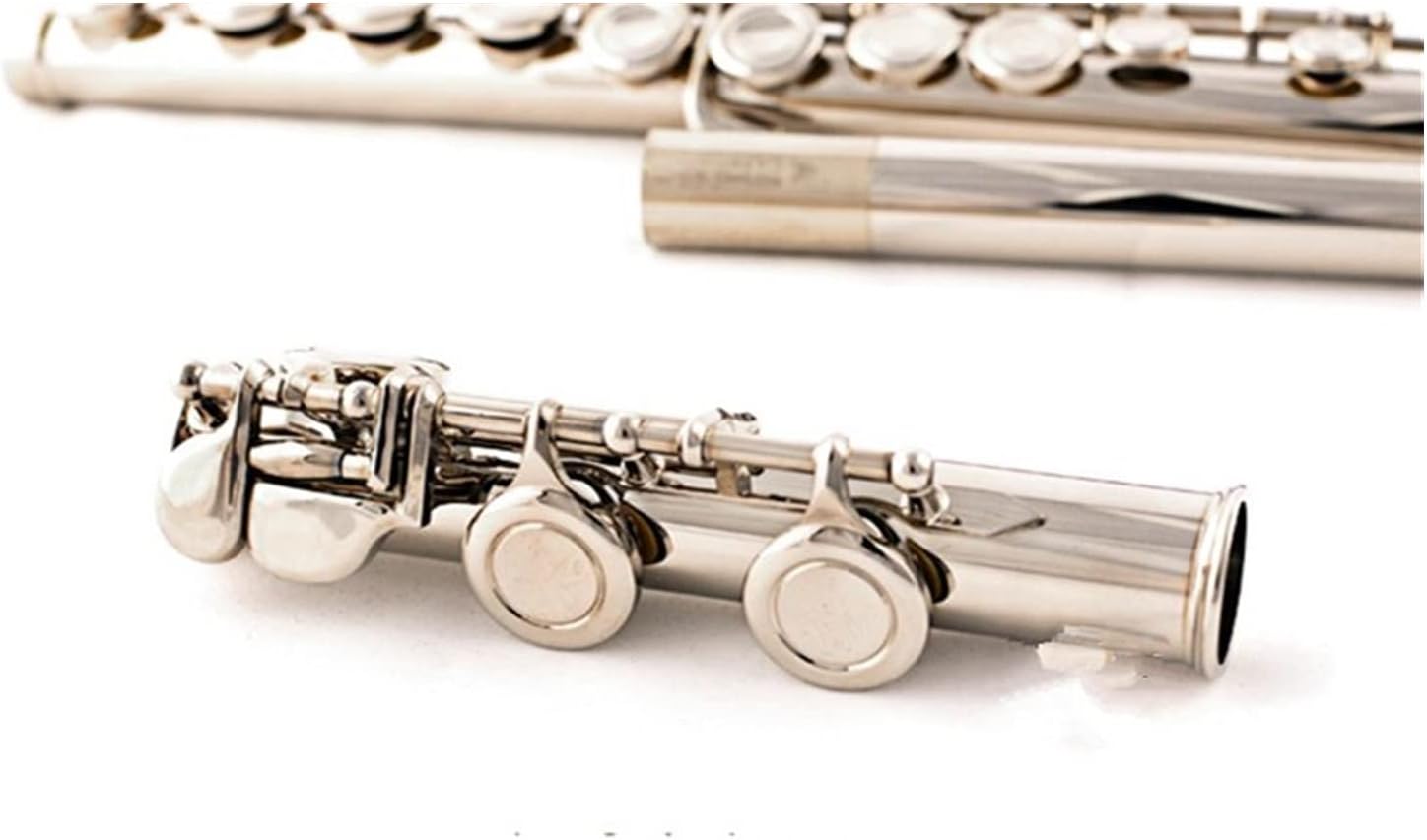 Flutes C Key 16 Hole Flute Musical Instrument Professional Travesera Woodwind Silver Flute White Copper