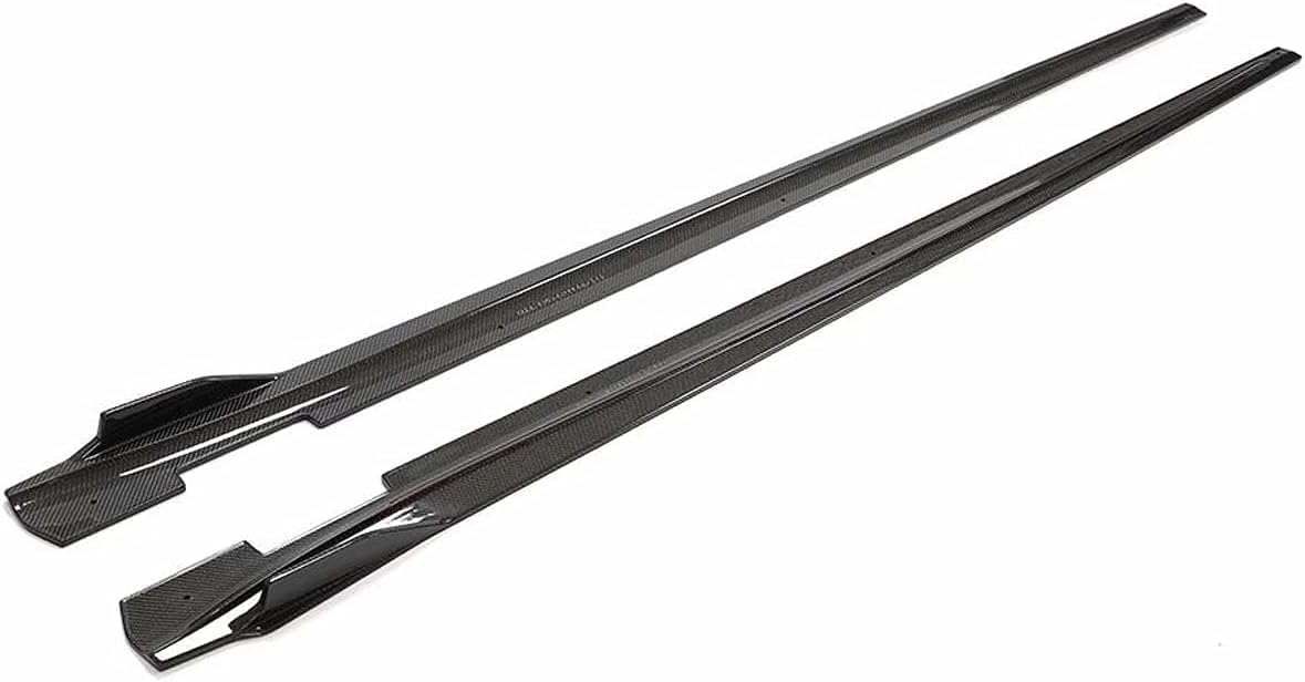 WASHLA Carbon Fiber Car Side Skirt for Porsche Panamera GTS Sport 2017-2020, Side Skirt Extension Splitter Diffuser Side Skirts Extension Rocker Panel Splitter Lip, WASHLA-8912568162699