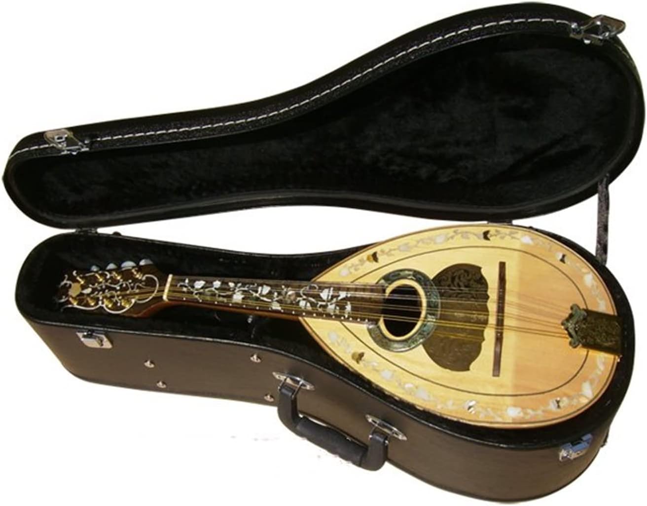 TSTS Mandolin Musical Instrument Handmade with Piano Box Full Single Octet Mandolin Musical Instrument