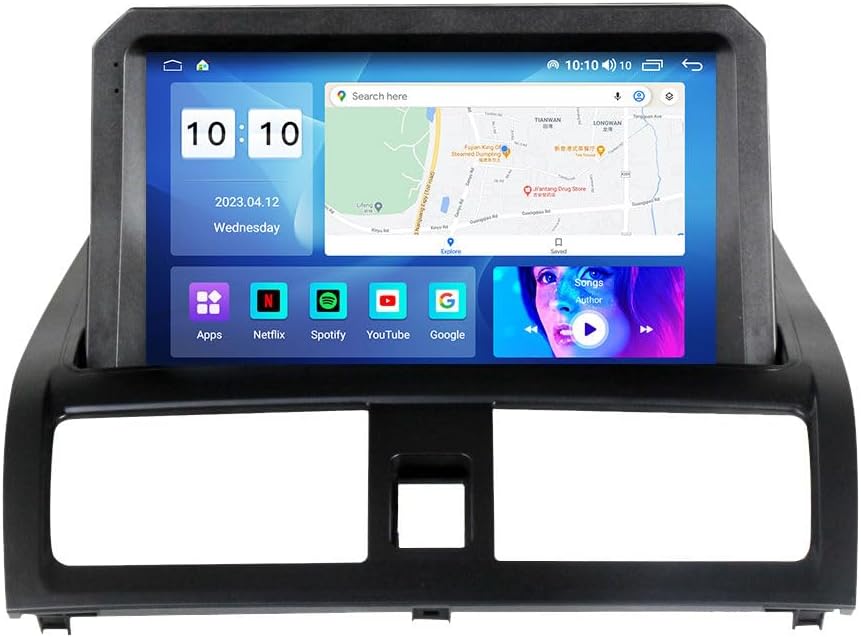 Android Car Stereo for Honda Accord 7 2003-2007,9 inch IPS Touchscreen with Upgrade Wireless CarPlay & Android Auto,WiFi/GPS,Support SWC and Subwoofer,8-Core 8G+256G