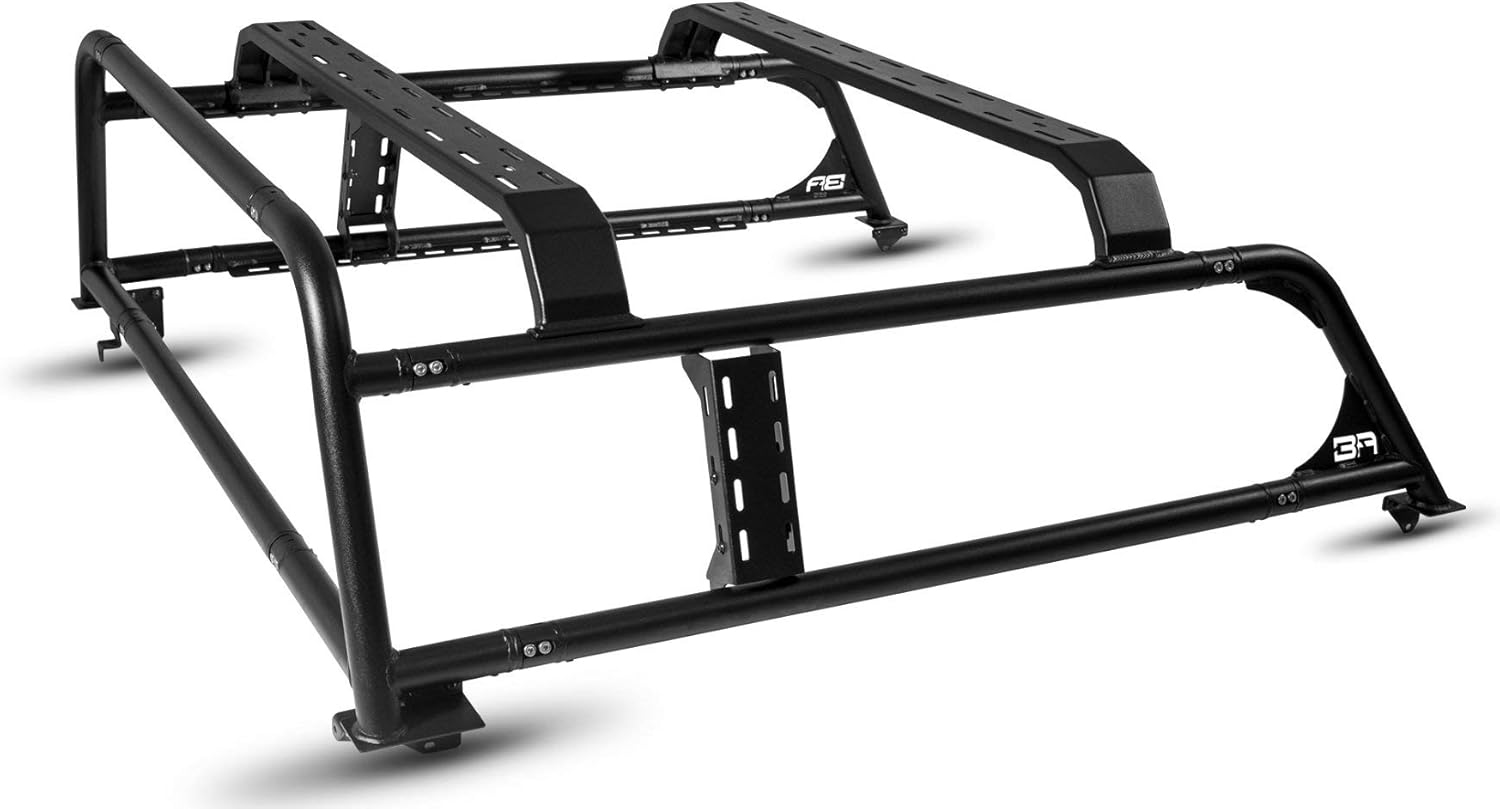 Body Armor 2016-2022 Compatible with Toyota Tacoma Overland Rack Black Fits 5'5