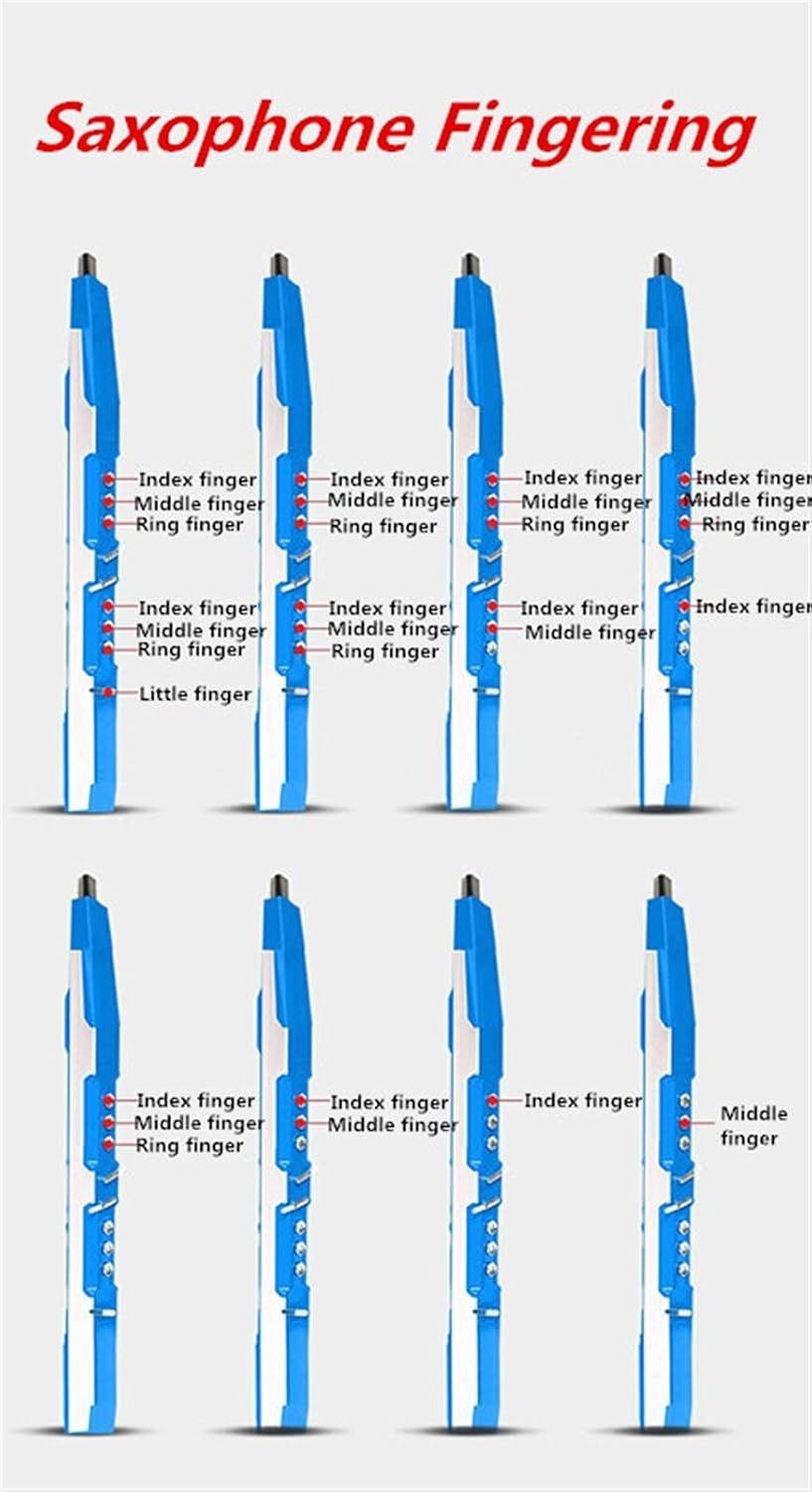 Sax Beginners Kit Digital Electronic Wind Instrument, Electric Saxophone, Leisure Instrument Wind Instrument (Color : 8)