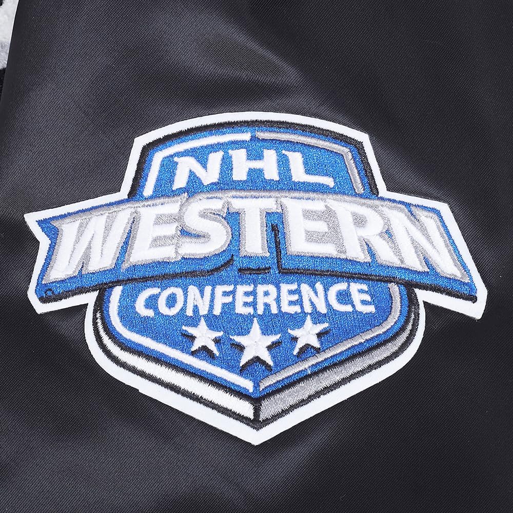 Pro Standard Mens NHL Old English Satin Jacket