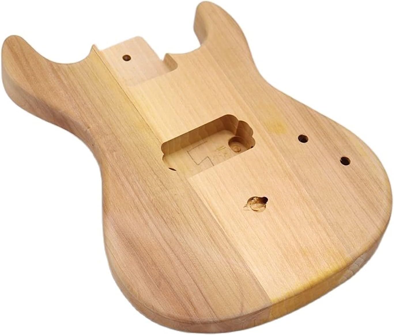 Unfinished Guitar Body Poplar Wood Children Guitar Body Semi-Finished Guitar Accessories Guitar DIY Accessory