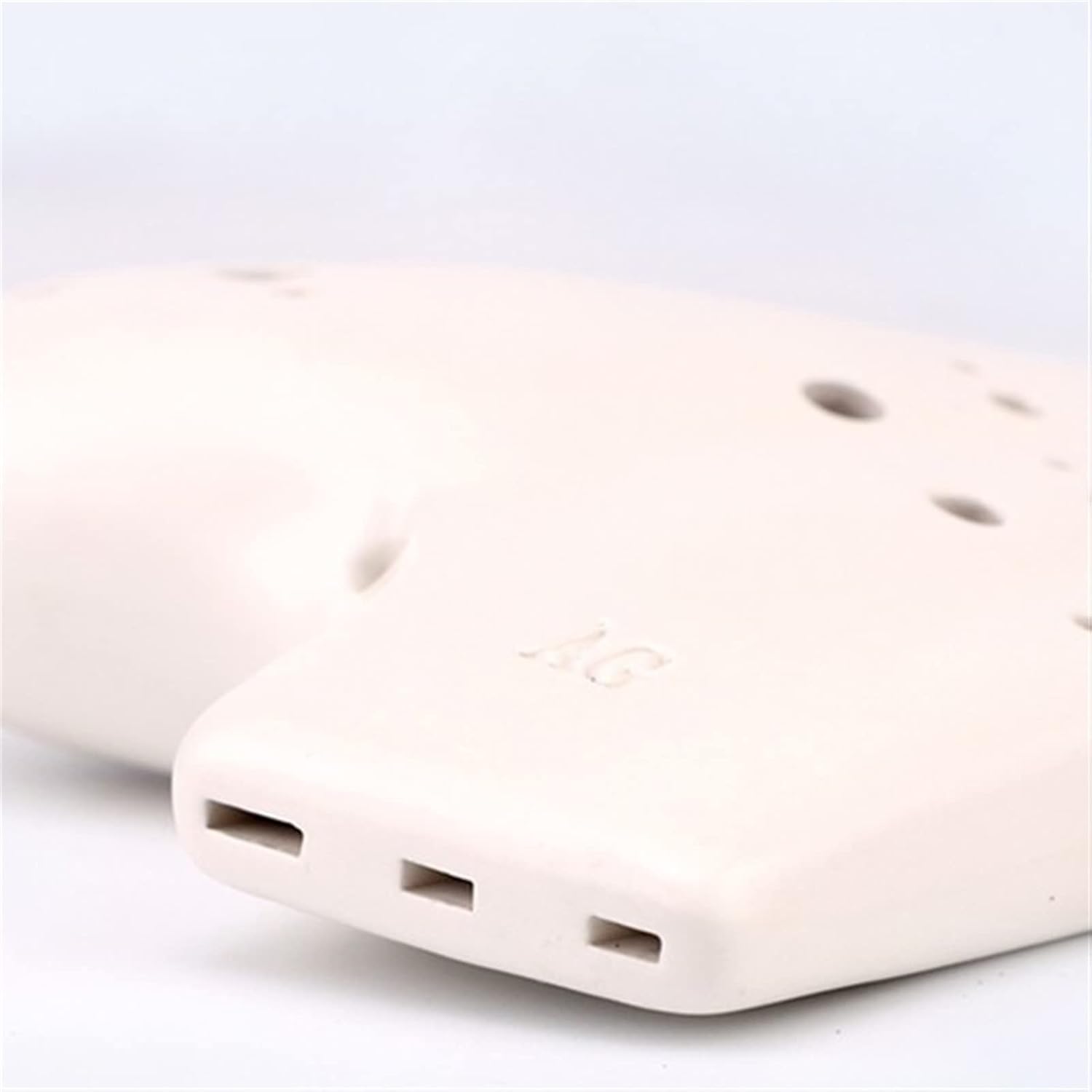 Three-Tube Ceramic Ocarina Mid-Tone G-Tone Matte Smoked Ocarina Performance Type Ultra-Wide-Range Wind Instrument Children Ocarina (Color : 01)