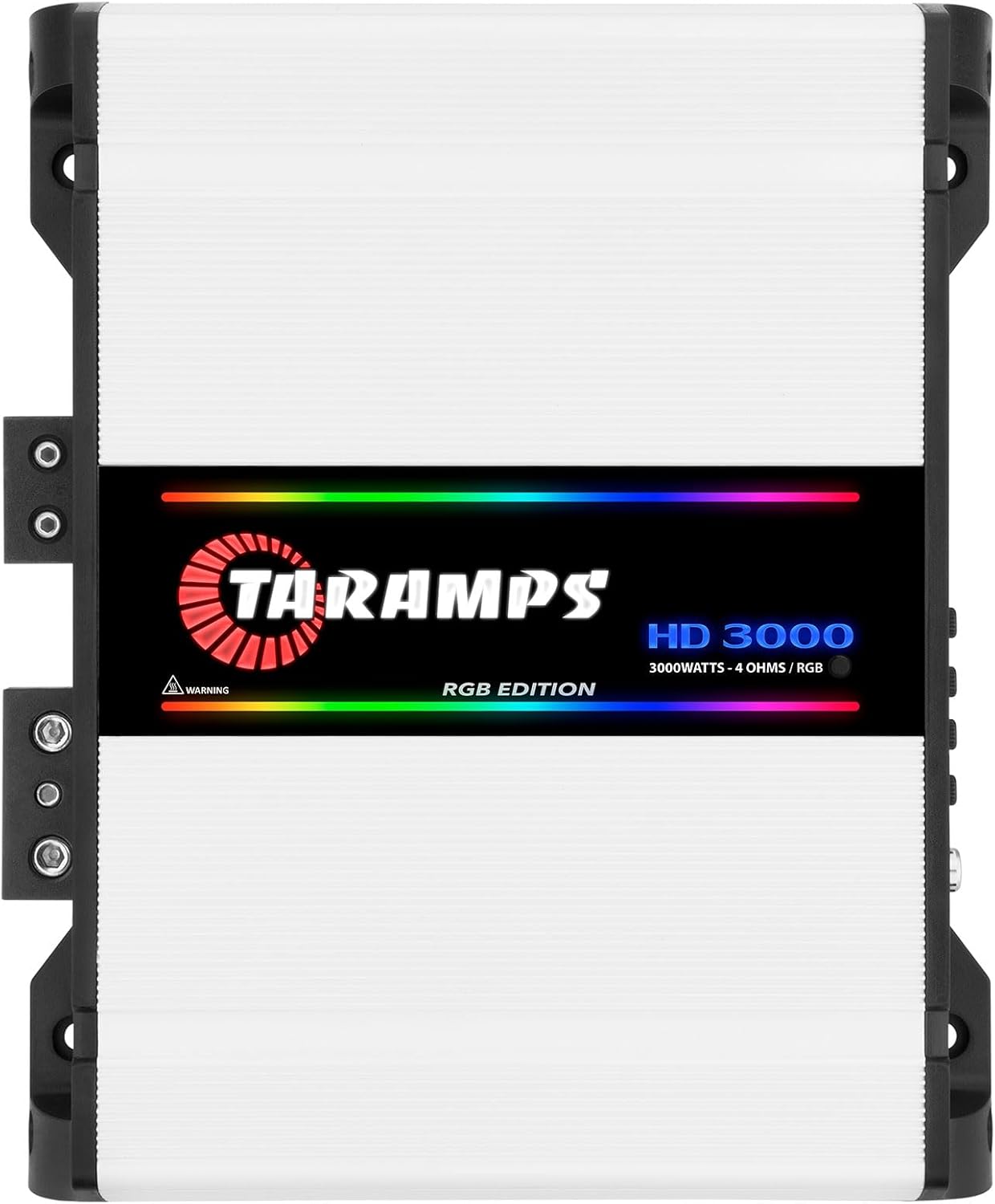 Taramps HD 3000 4 Ohm Rgb Effects Monoblock Amplifier 3000 Watts Rms Full Range Car Audio 12.6VDC Output Power, Crossover System Rca Input Class D Amp