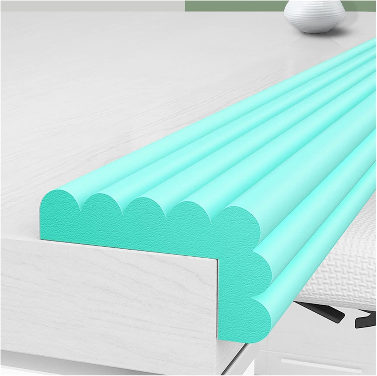 Rubber Corner Protector Car Parking Protector Wall Corner Guard for Parking Garages,Soft Sponges Table Corners Edge Cushion,Anti-Impact Window Sills Protectors Strip,Wall Corner Guards,1cm Thick