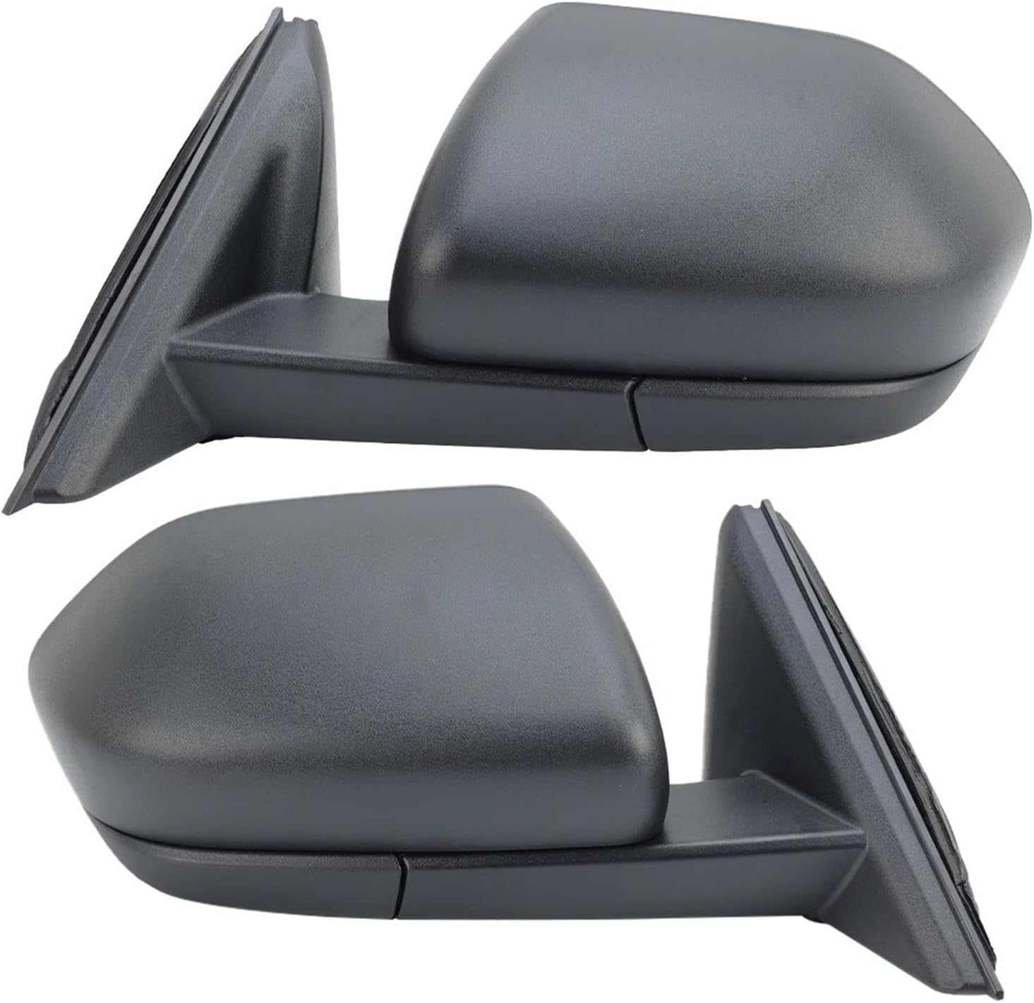 5/8Pins Rearview Mirror Assembly Compatible with Explorer 2020-2025 US Version Textured Black Manual Folding Blind Spot Car Accessories(1 pair 8pin)