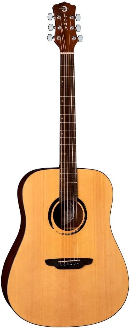 Luna WABI D WABI SABI Dreadnought Solid-Top Acoustic Guitar