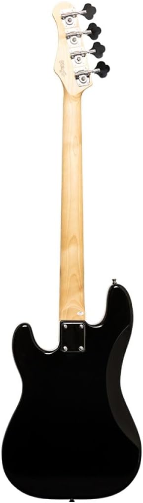 Stagg 4 String Bass Guitar, Right, Black, Full (SBP-30 BLK)