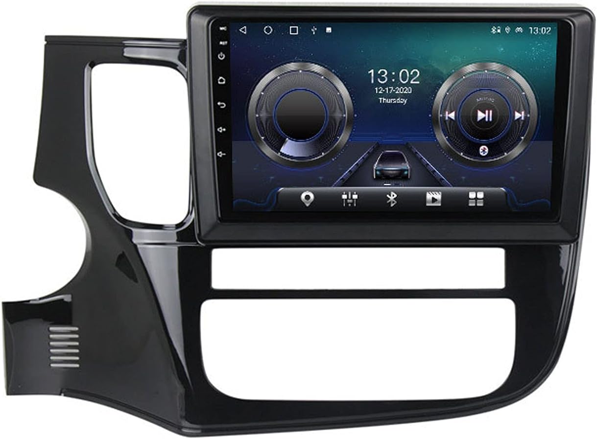 Double Din 9 Inch Car Stereo for Mitsubishi Outlander 2012-2018 | Bluetooth Touch Screen MP5 Player FM Radio in-Dash Car Audio Video Receiver with Backup Camera Supports SWC