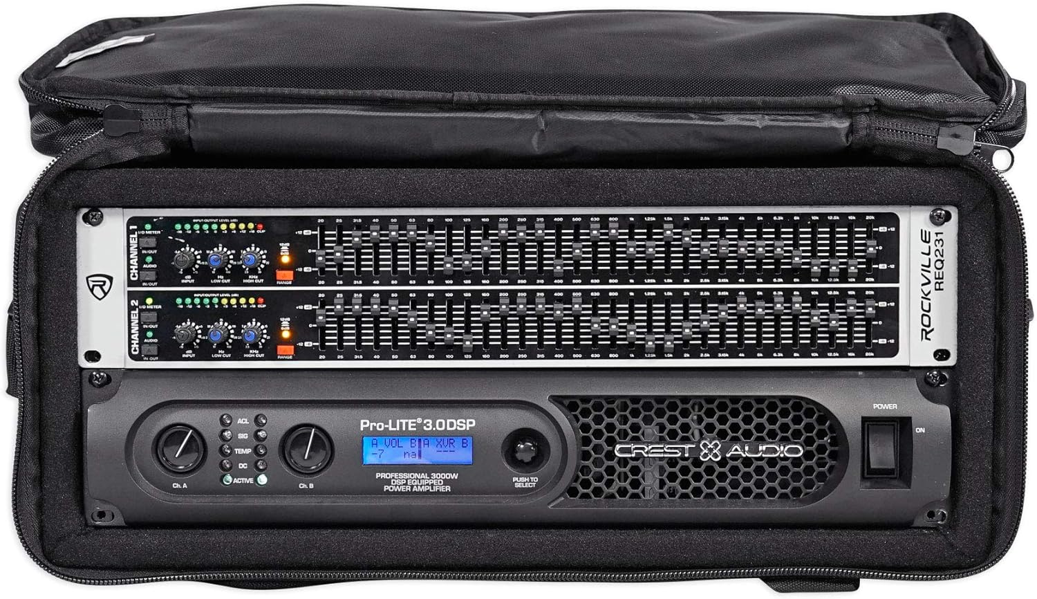 Rockville RRB40 4U Rack Bag Double-Sided Case, 12