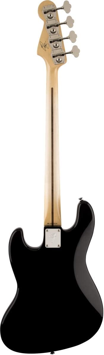 Fender 0197702806 US Geddy Lee Jazz Bass Guitar Maple Neck, Black