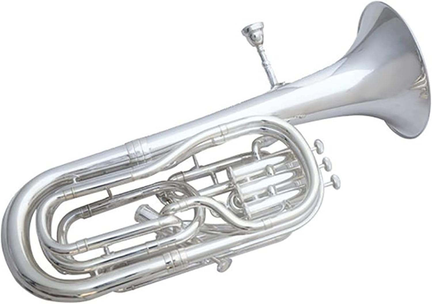 High-Level Professional Bass Bass Tone Silver-Plated Student Euphonium