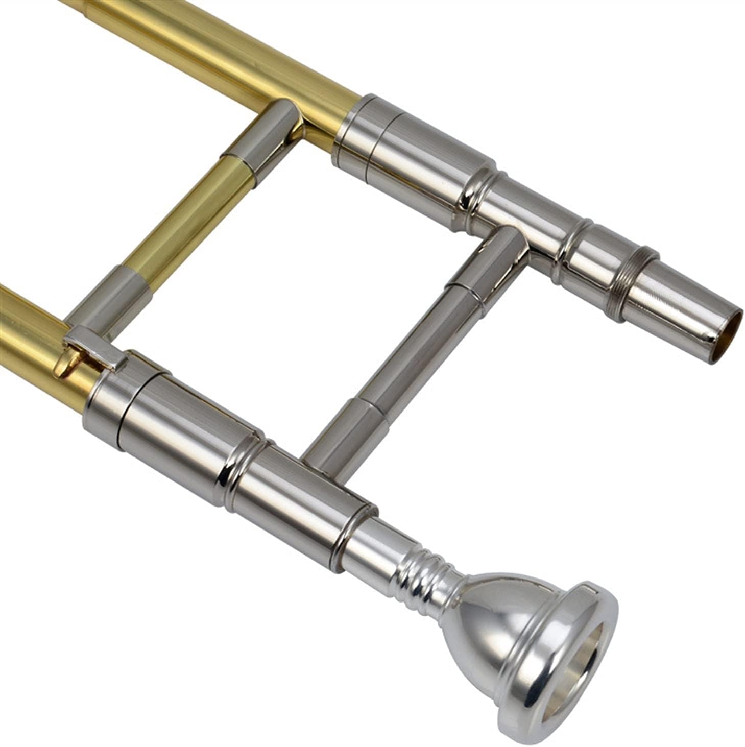 Student Trombone Tune Trombone B/F Lacquered Gold Nickel-Plated Brass Trombone Kit